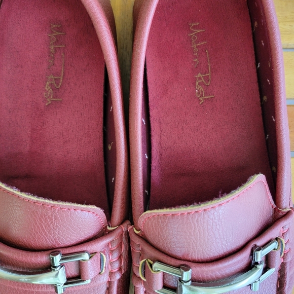 Men's Burgundy Loafers - Picture 4 of 12